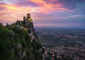 San Marino at sunset 🇸🇲