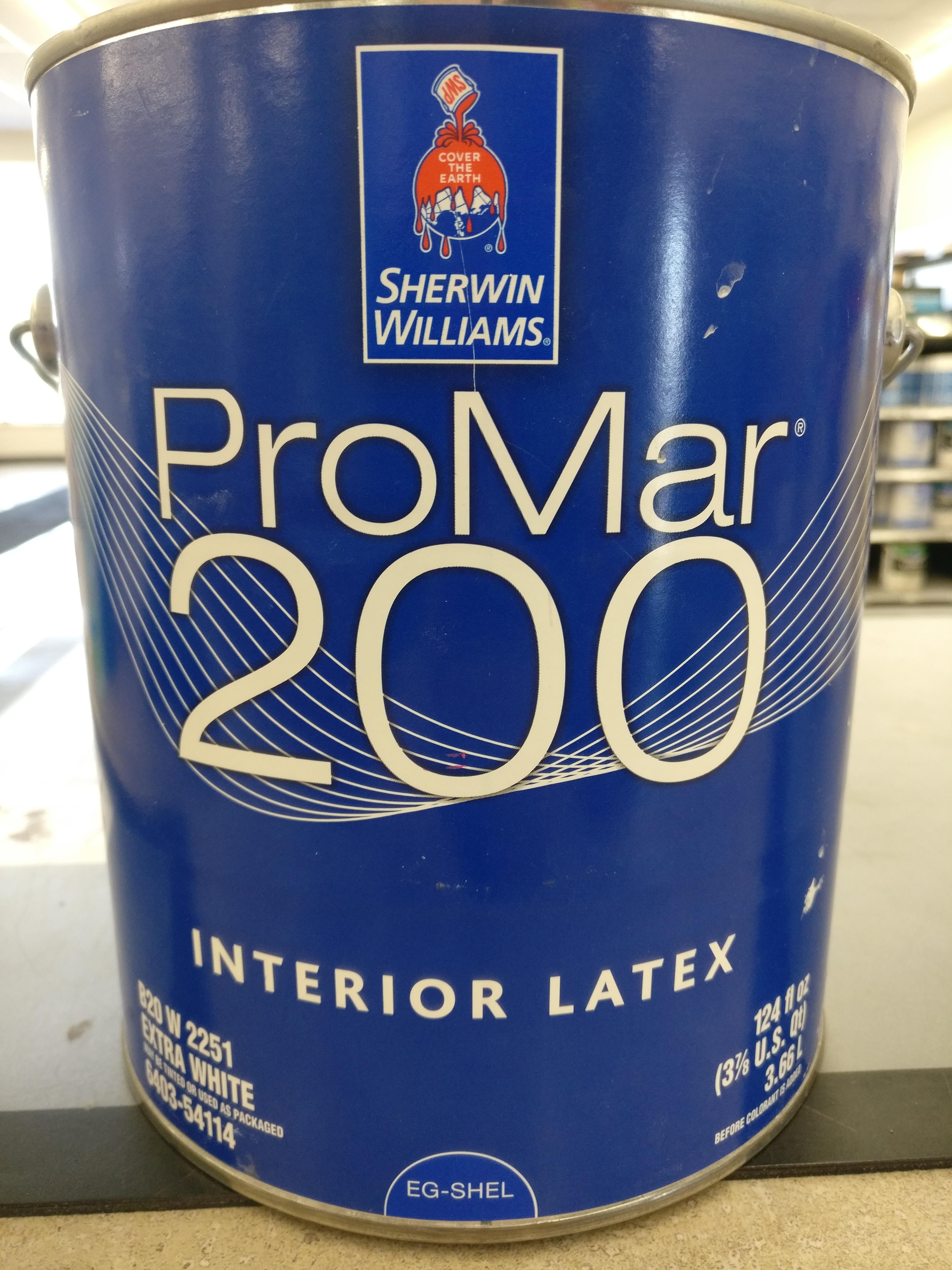 Gallon sherwin williams promar 200 paint belton all star, 57% off