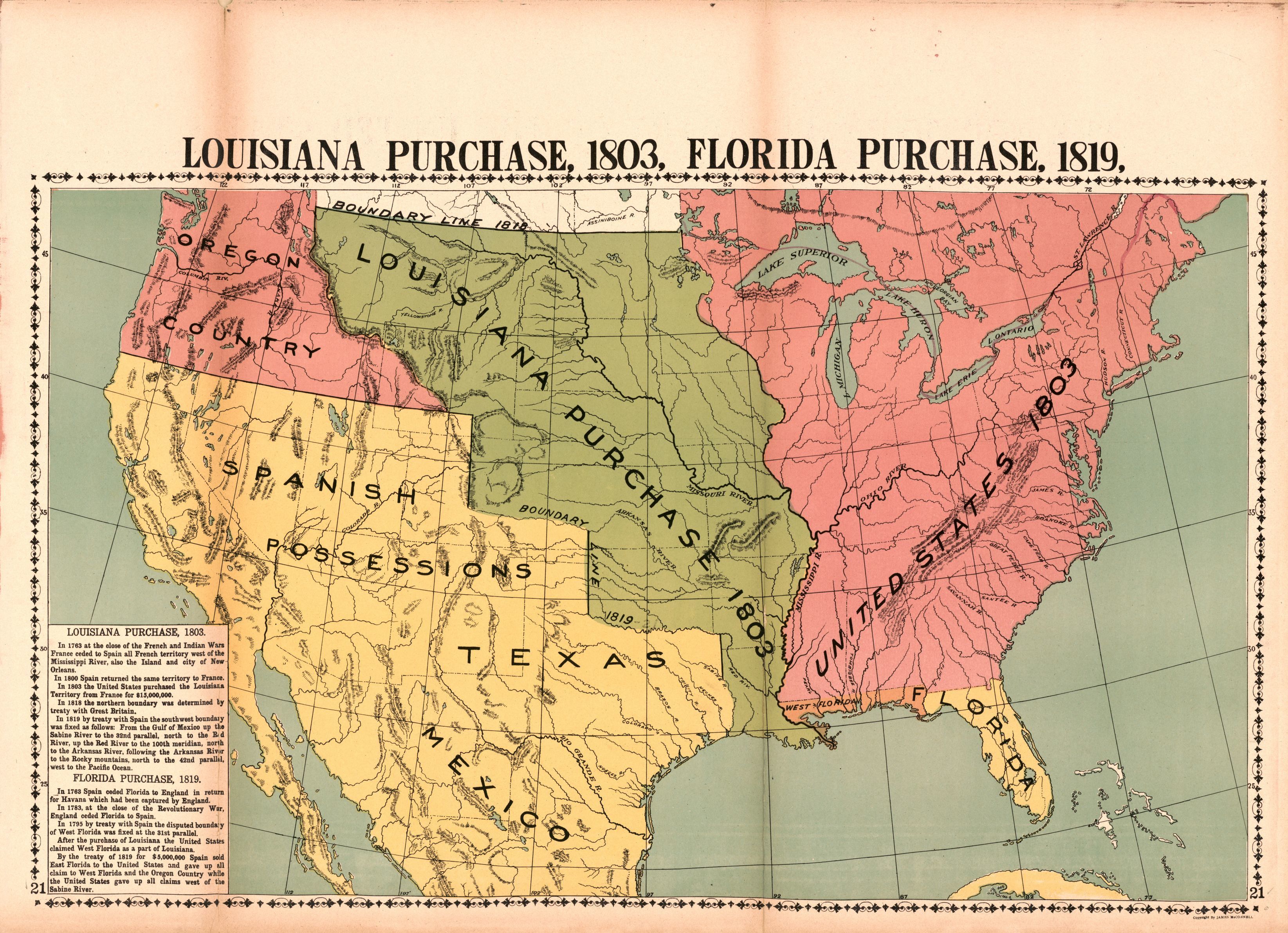 Louisiana Purchase 1803 R MapPorn 