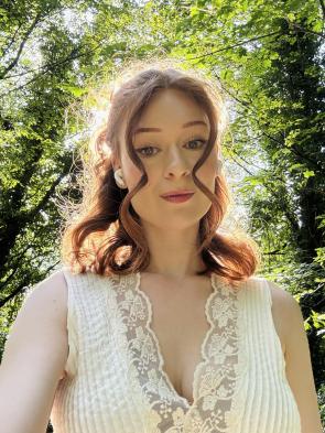 Red hair green eyes
