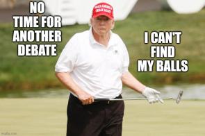 Trump excuse worse than his golf swing