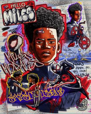 Miles by MellyDaArtist via Twitter🔥🔥