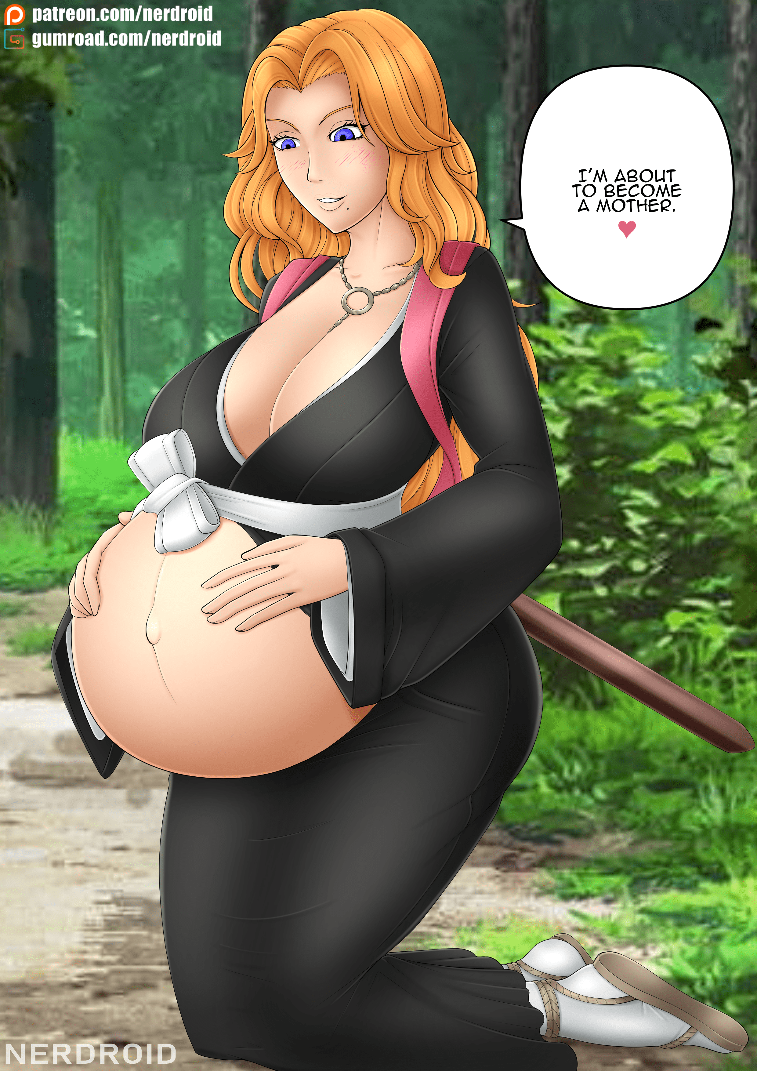 🔞[Galleria] Pregnant Rangiku Matsumoto from Bleach(NerDroid) | |  Truyen-Hentai.com