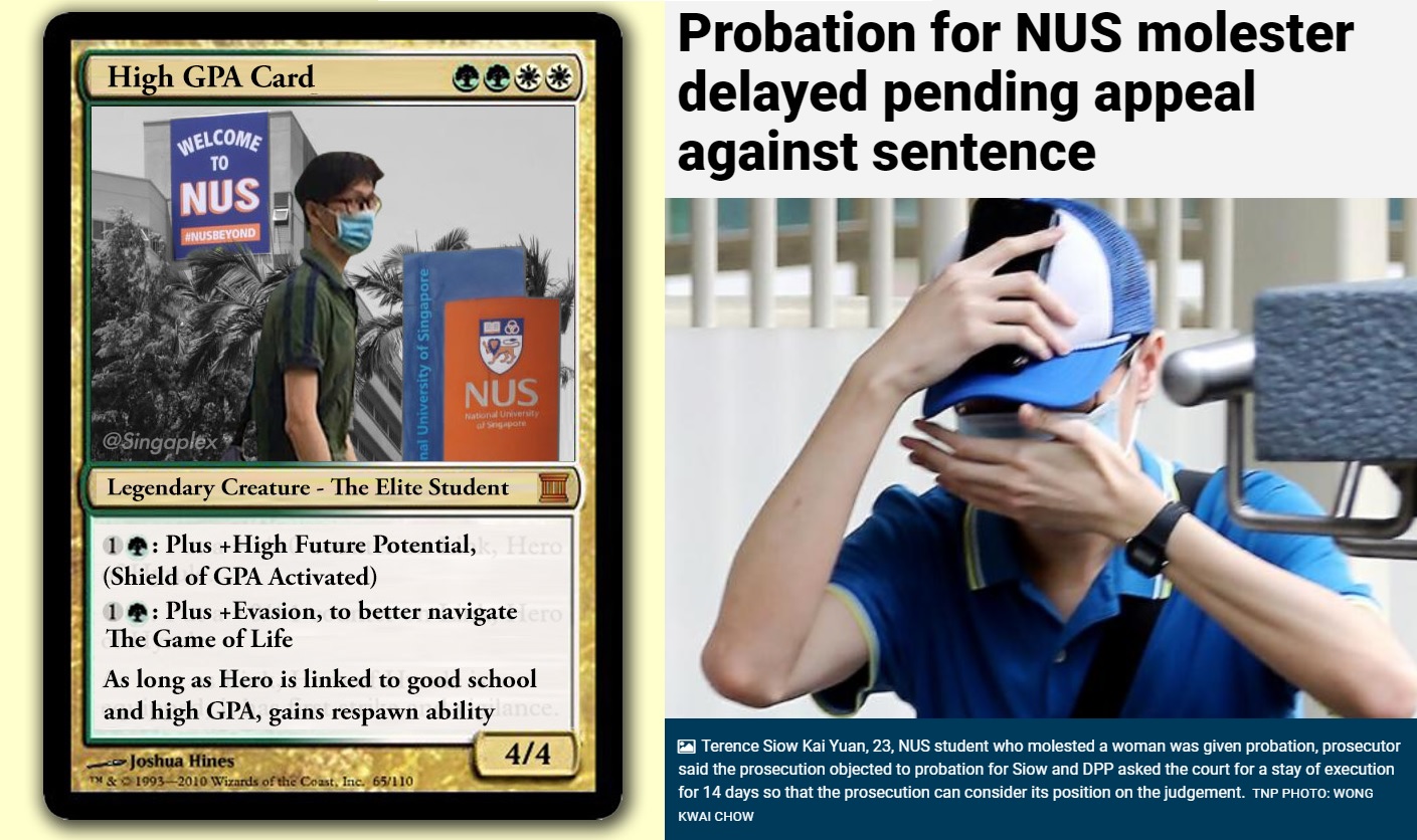High Gpa Card May Not Save Nus Molester Terence Siow From Jail