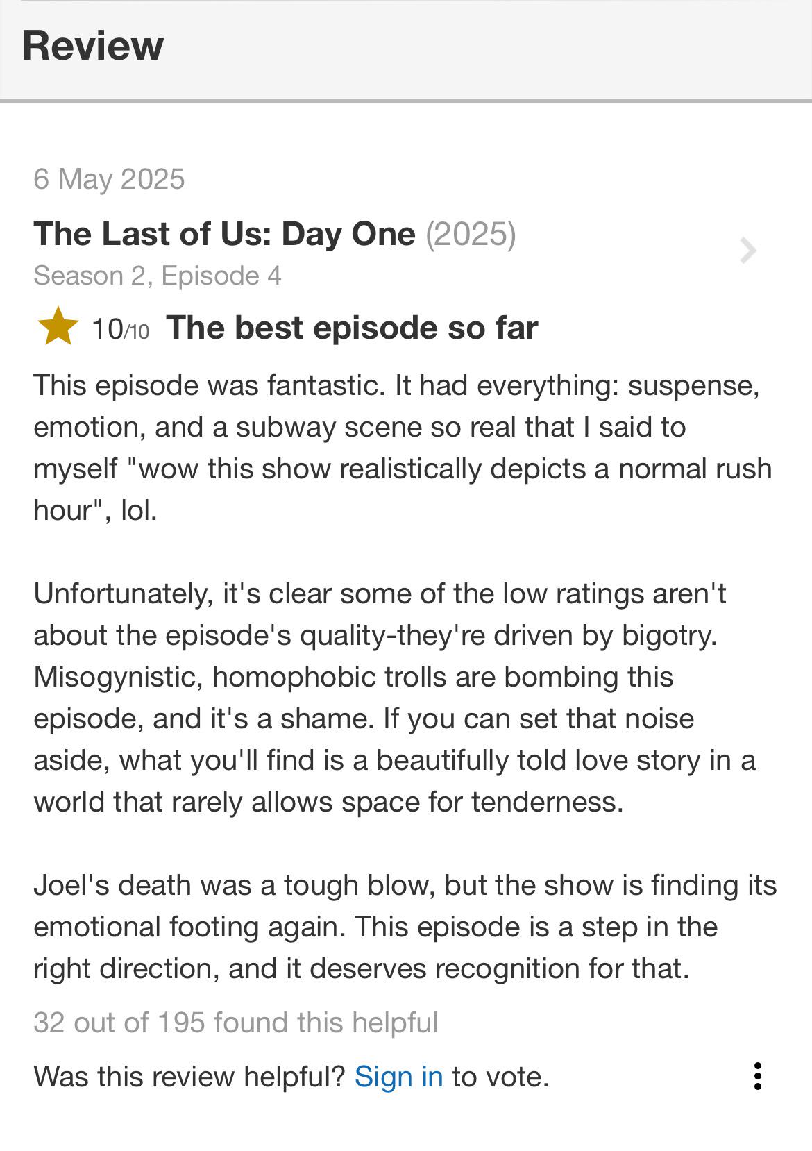 This Cant Be A Real Review : rTheLastOfUs2