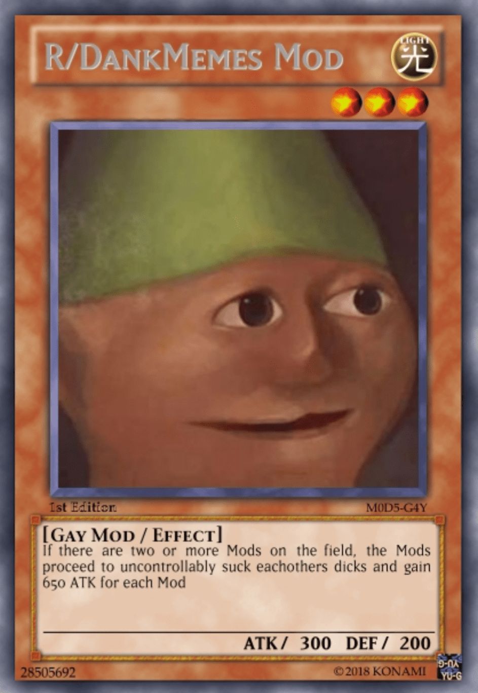 Only personal attacks are removed, otherwise if it's just content you find . You just activated my trap card : dankmemes