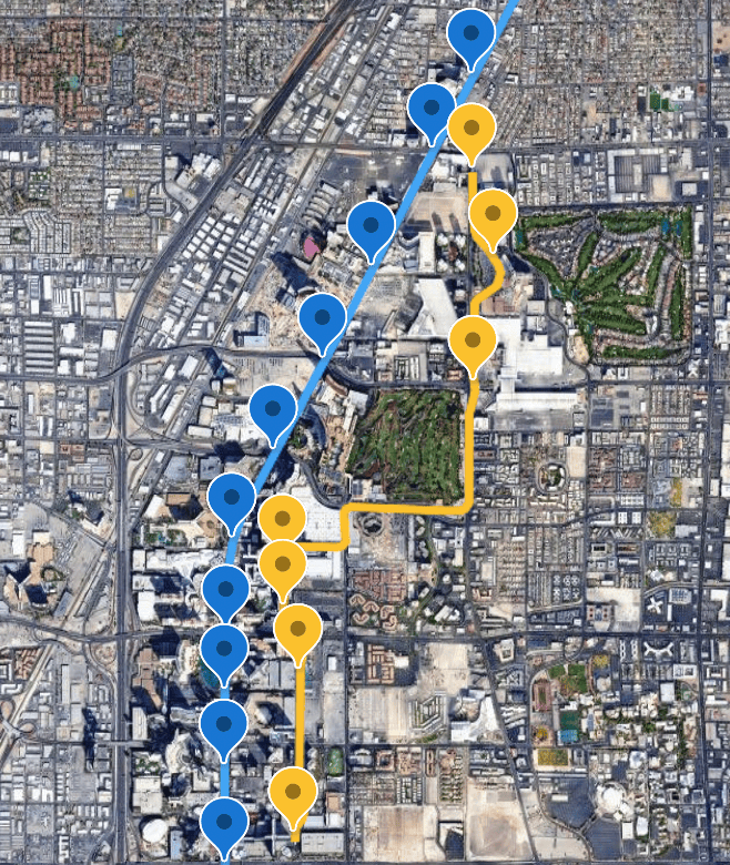 Future Las Vegas Monorail Map 182 Vegas Tram Stock Photos Free 