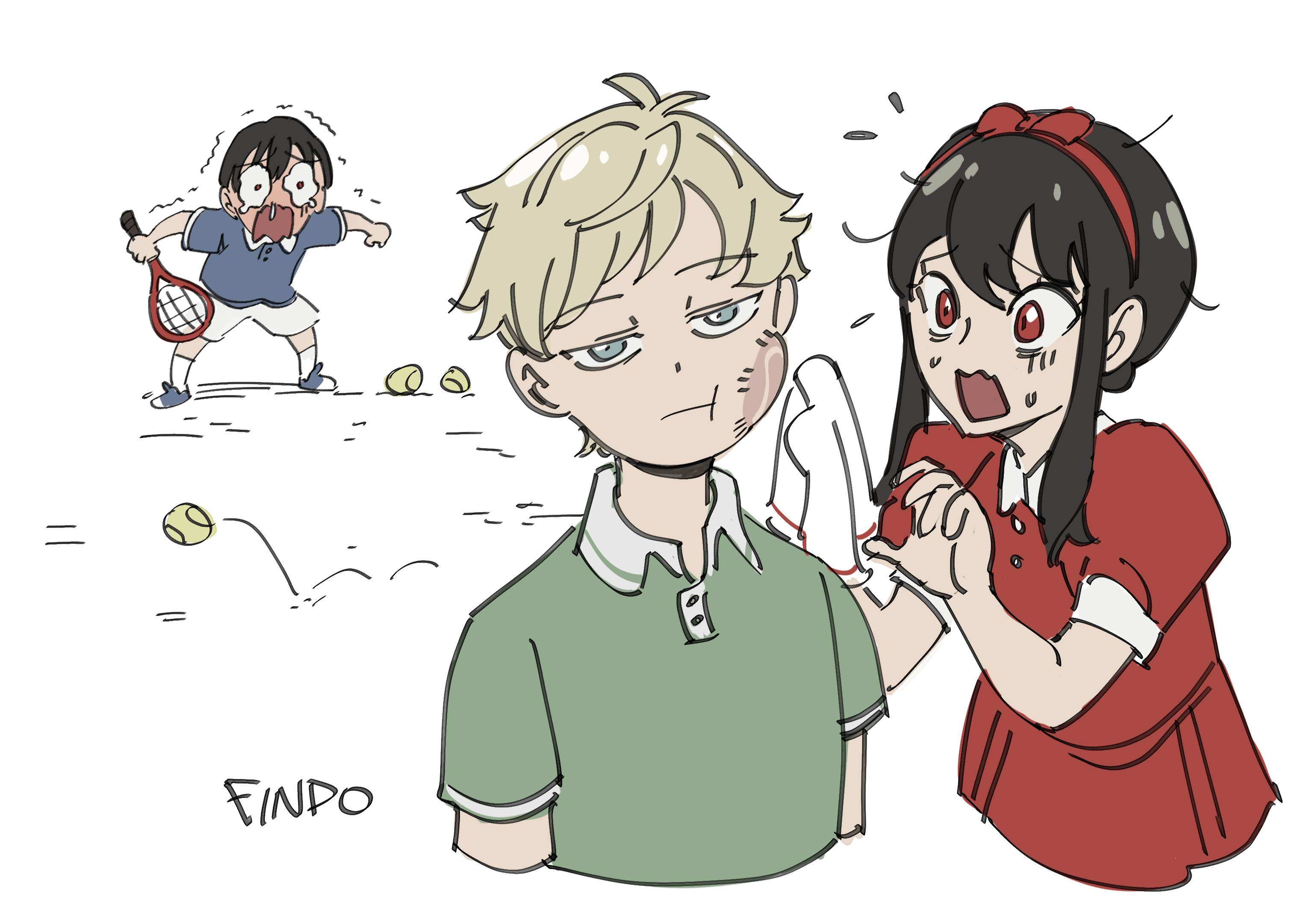 young Yor and Loid (with Yuri) : r/SpyxFamily