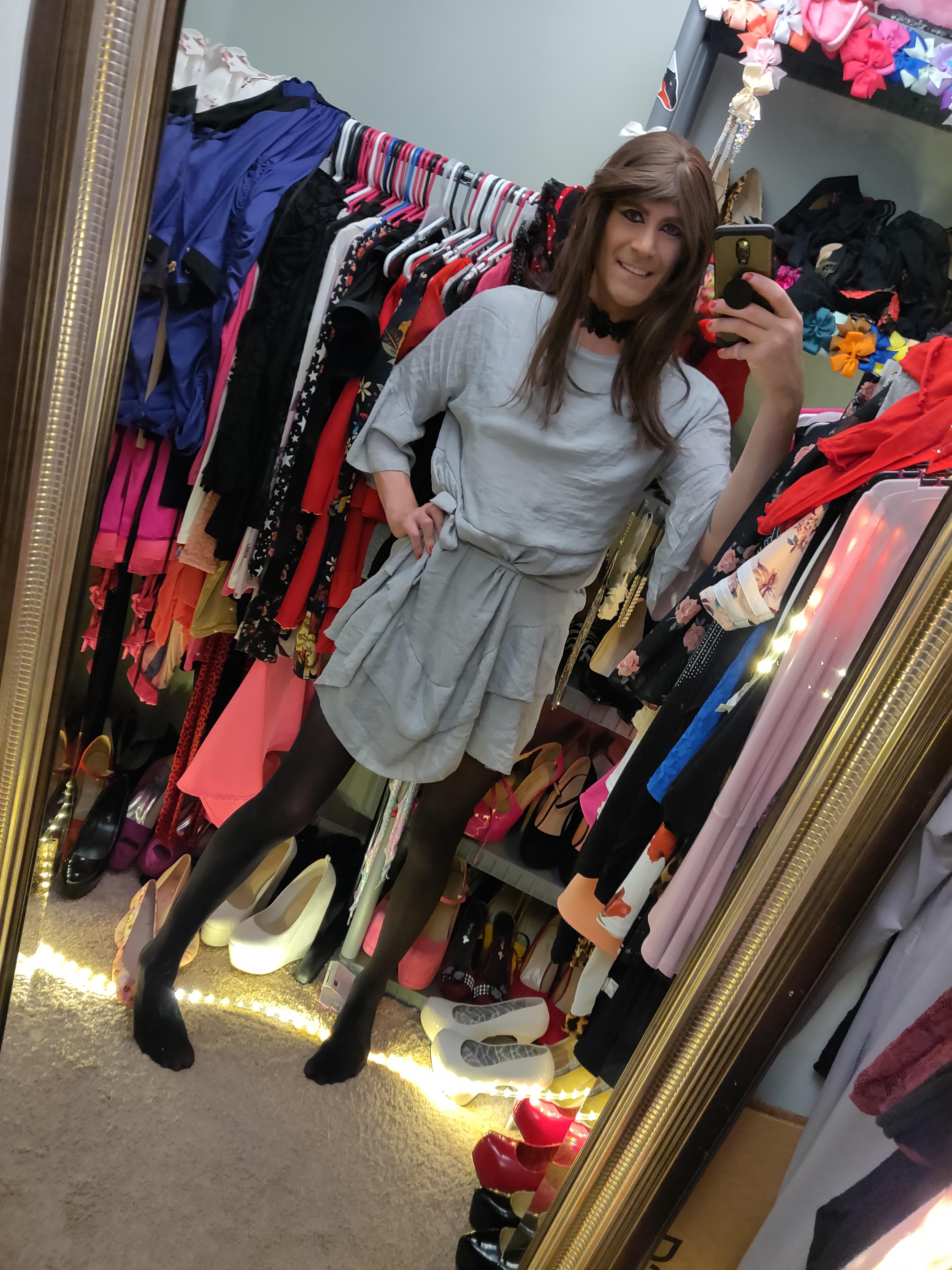 It's a simple outfit, but it's quite effective.