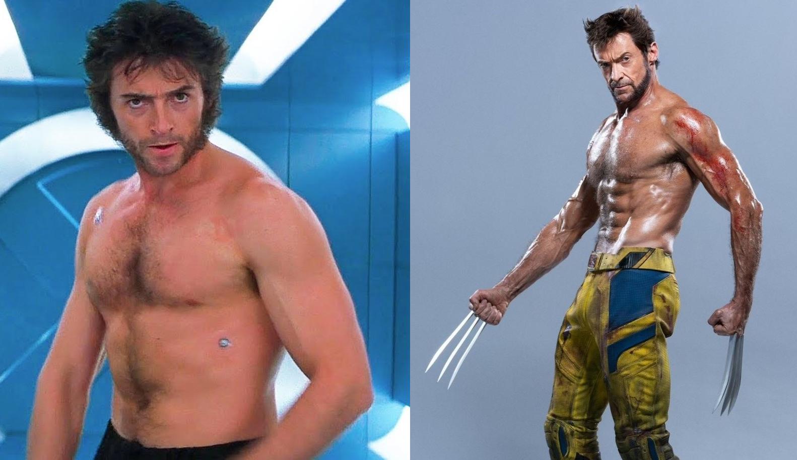 Hugh Jackman as The Wolverine 2000 vs 2024 : rpics