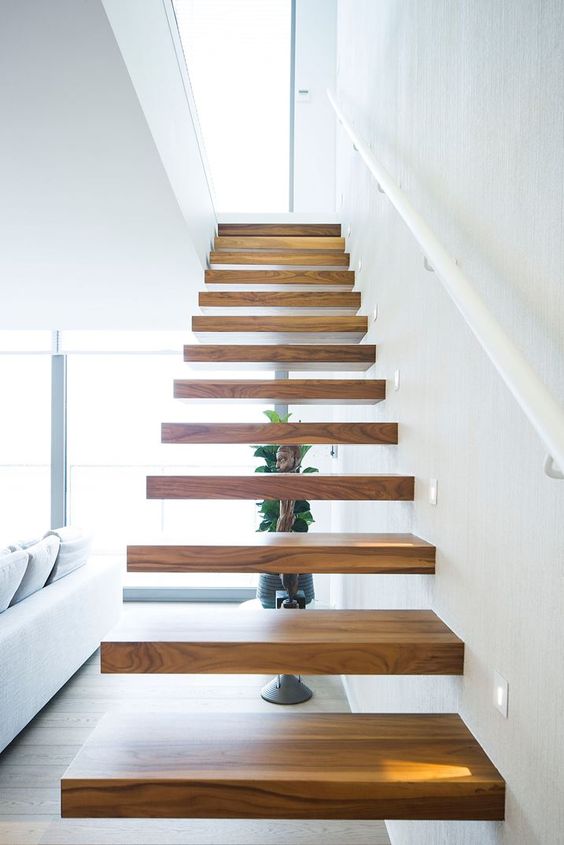 Crl's grs tempered laminated glass guard rail systems are unlike anything else on the market. 15 Edgy Floating Staircase Design Ideas - Shelterness