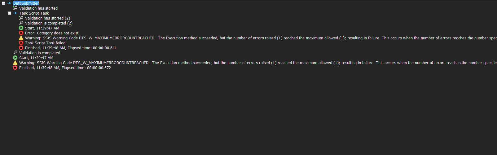 sql server - Debugging SSIS Script Task - Stack Overflow