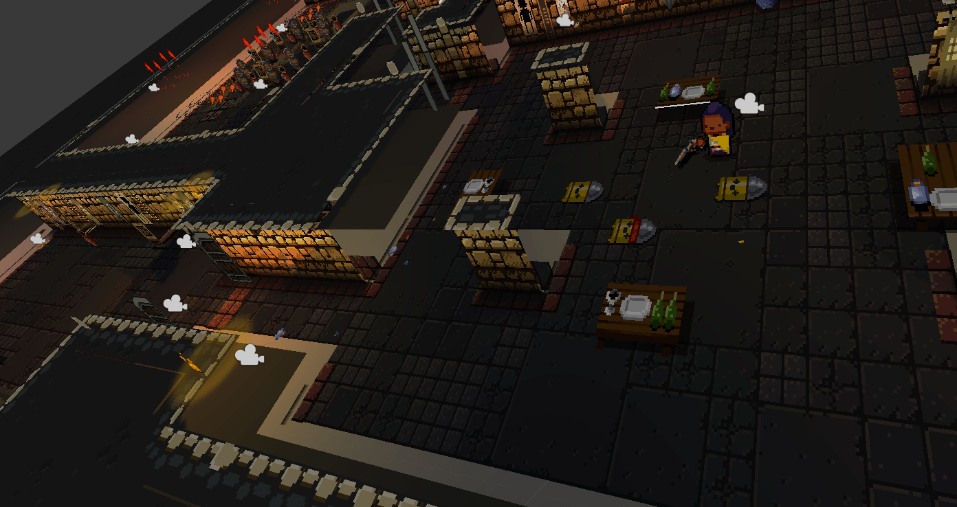 unity - How can I set up a 3D camera for a top-down game like Enter the  Gungeon? - Game Development Stack Exchange