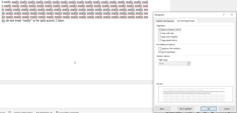 How To Stop Table From Splitting Across Page In Microsoft 365 Word - Premium Dark Wallpaper Gallery - High Resolution