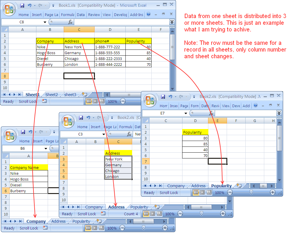 copy cells from one sheet into multiple sheets Excel - VBA - Stack Overflow