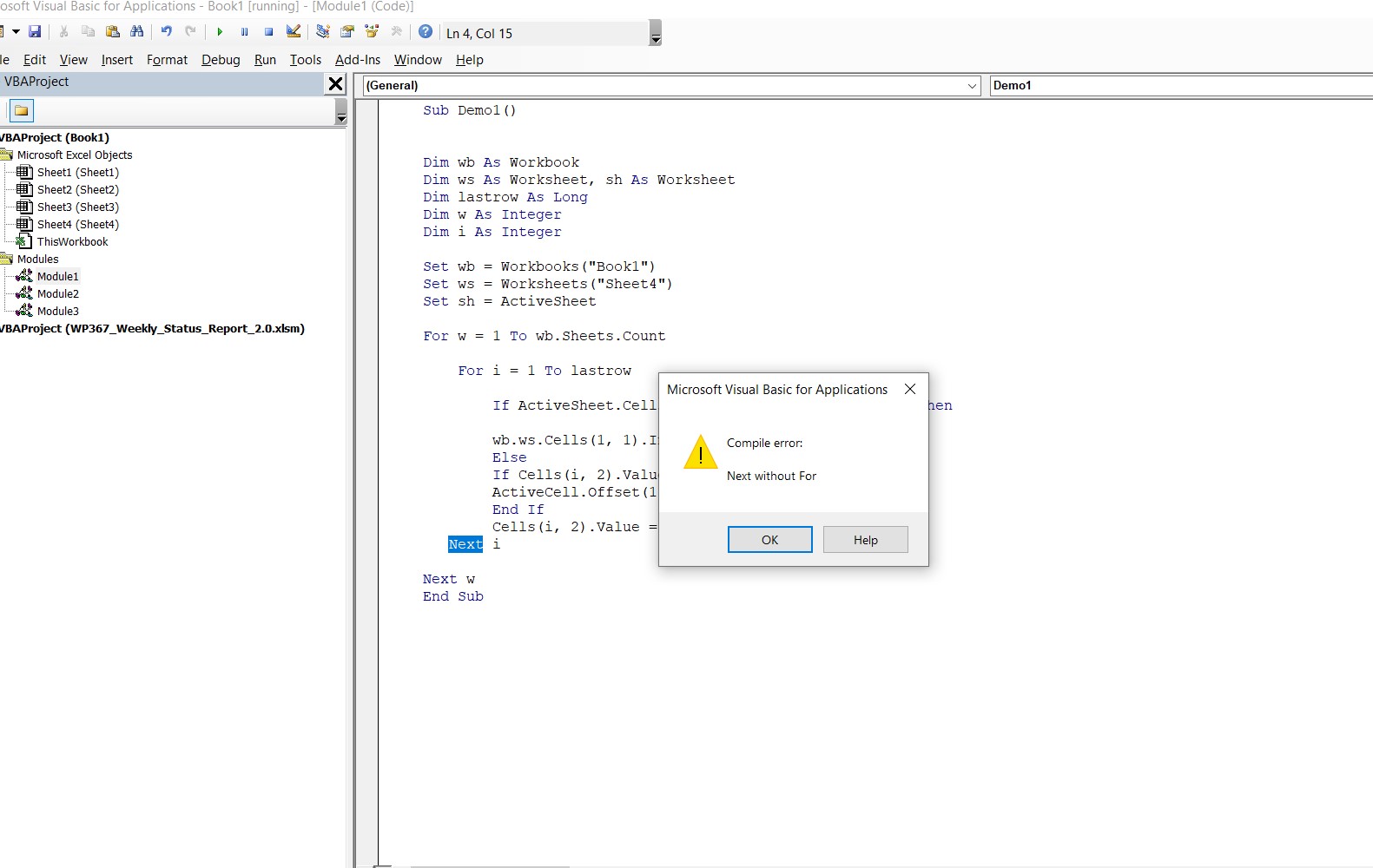 excel - Copy an entire row from a sheet to another sheet on basis of text in a cell in VBA using For loop - Stack Overflow