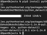 Python Importerror No Module Named Dateutil Parser Stack Overflow