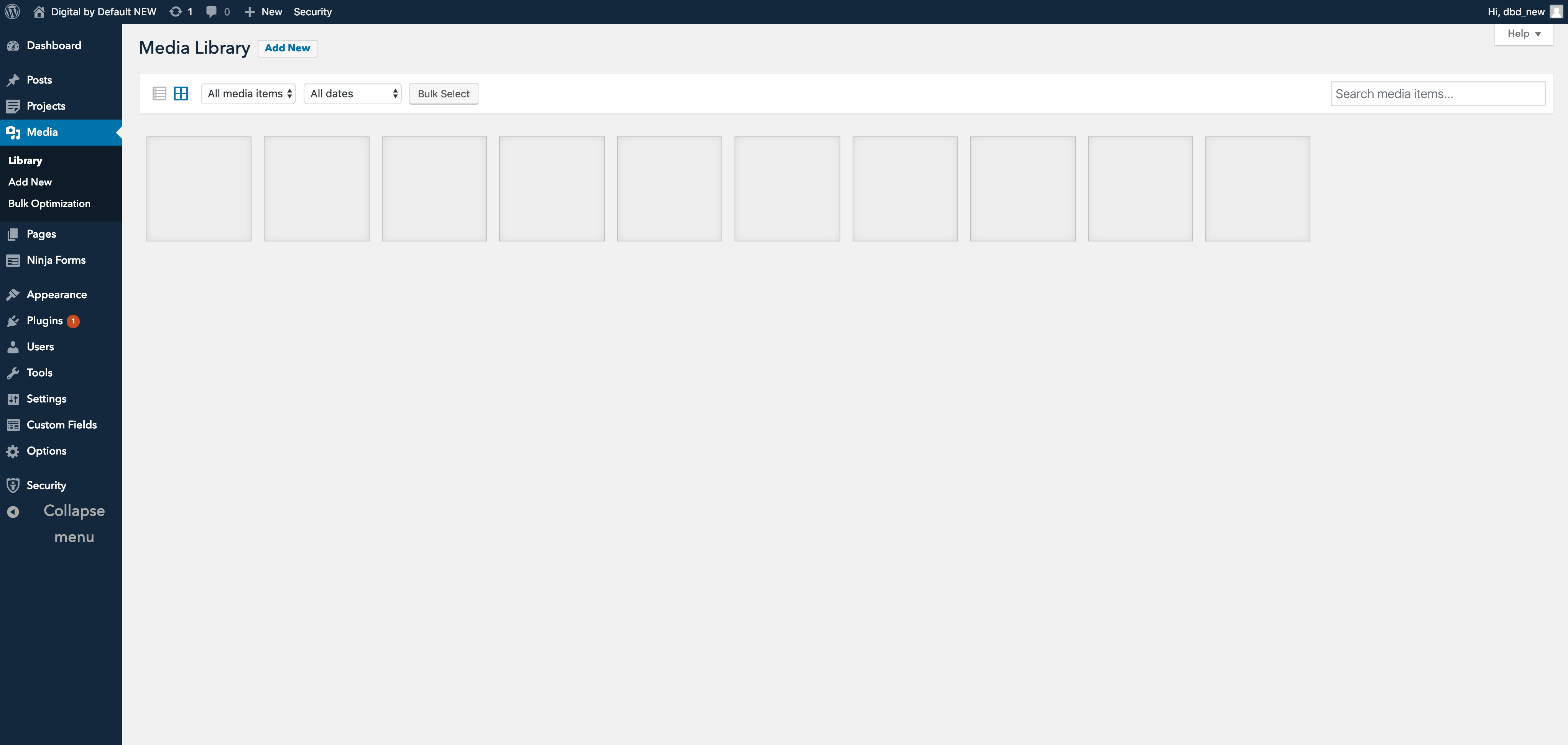 Click on an image, then click the edit image button. Thumbnail Images Missing In Wp Media Library Wordpress Development Stack Exchange