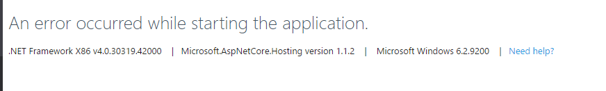Web Api - An Error Occured While Starting The Application #6174 | Asp.net Zero Support