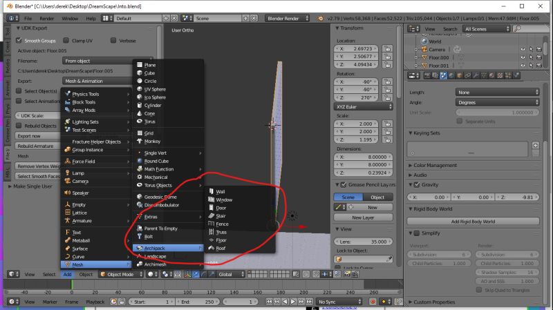 Archipack Addon Blender - Best Minimal Photos in 8K