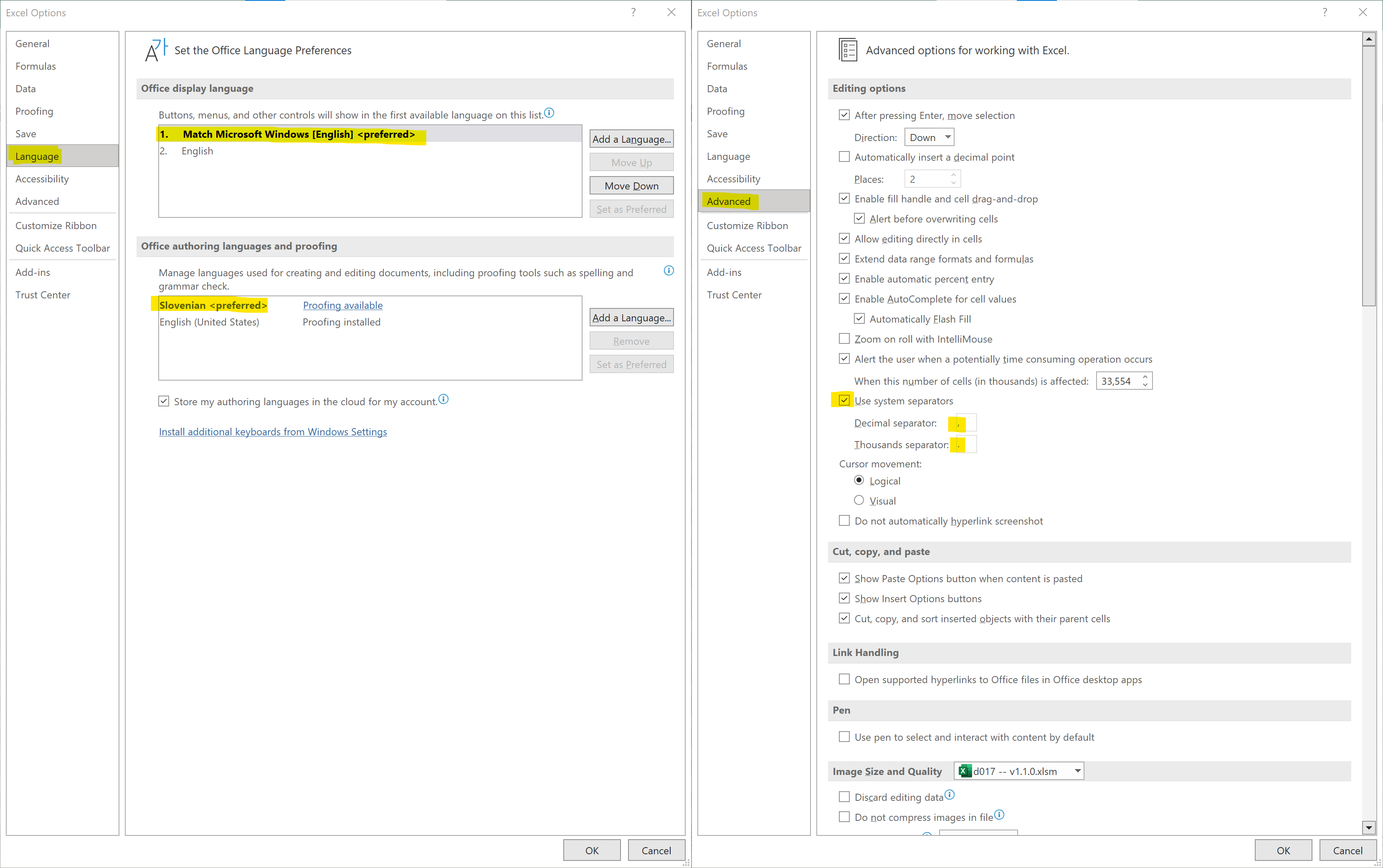 vba - Two computers show different numbers for same Excel document - Super  User