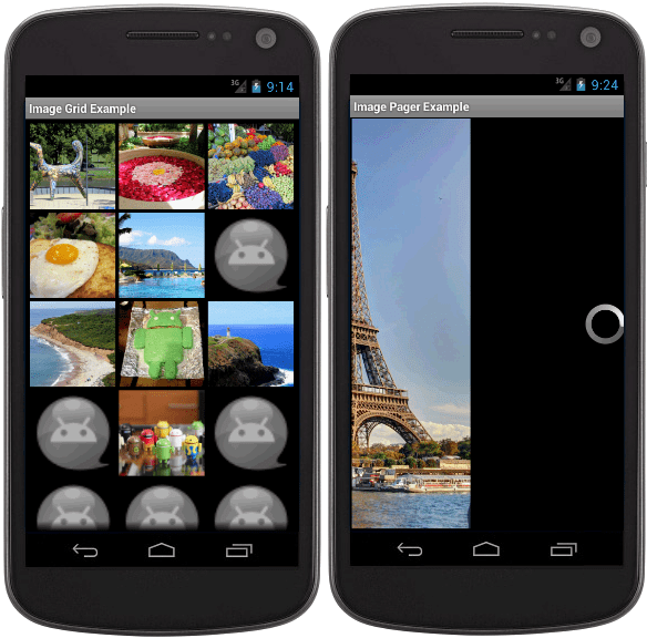 Android View Listview Actionbar Menu Viewpager Gallery Gridview - Download Artistic Abstract Background | Retina
