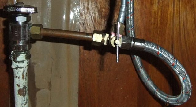The kit includes (1) 5' l pex tube with ¼ . plumbing - How can I add an ice maker water line? - Home