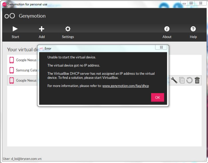 Virtualbox Virtual Box Does Not Start Genymotion Machine Stack Overflow - Premium Mountain Texture Gallery - 4K
