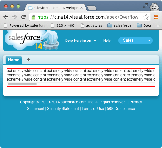 Why Doesn T Css Overflow Work In Visualforce Tab Salesforce Stack - 8K Landscape Arts for Desktop