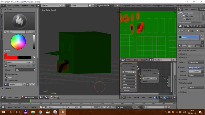 Mesh Texture Paint Paints Some Pattern Blender Stack Exchange - Beautiful Geometric Texture - Ultra HD