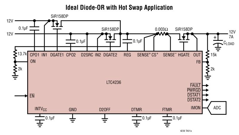 Multiple Power Source And Diode Protection Electrical Engineering - Geometric Illustrations - Artistic Desktop Collection