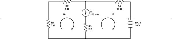 Mesh Current Analysis With Example And Current Source - Download Modern Mountain Pattern | Full HD