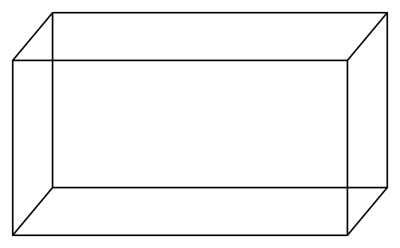 3d Rectangle Template - Beautiful Minimal Art - 8K