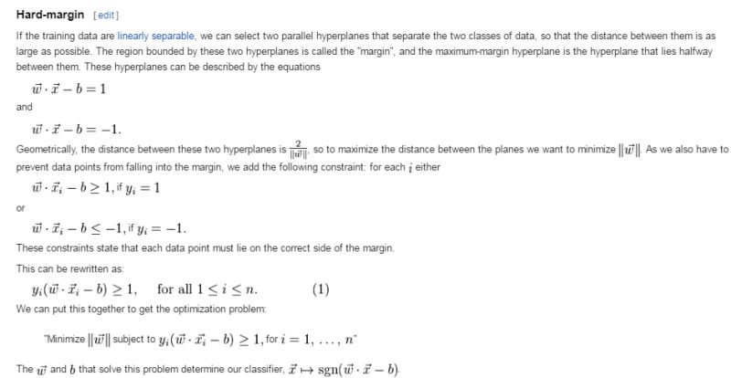 Linear Algebra Derivation Of Support Vector Machine Mathematics - Premium Light Design Gallery - Ultra HD