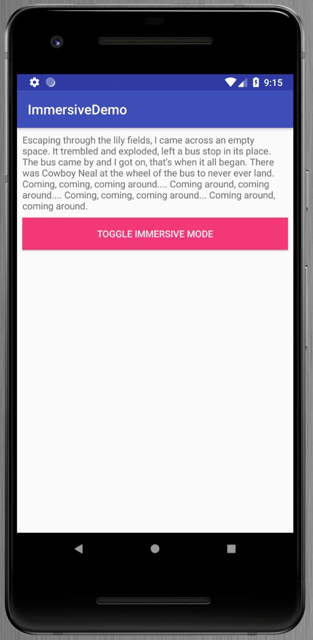 Android Toggling Immersive Mode Turns On Action Bar Overlay Mode Stack Overflow - Premium City Texture Gallery - 8K