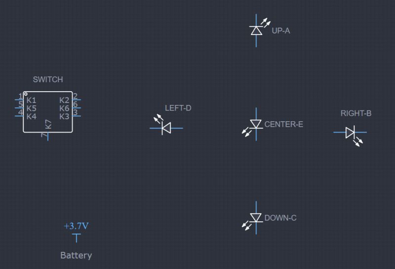 Led How To Connect Multi Directional Switch In Easyeda Electrical - Artistic Mountain Design - High Resolution