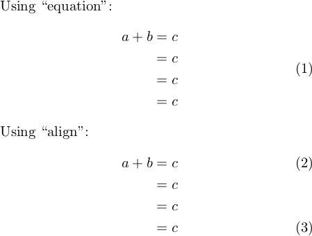 Solved What Are The Differences Between Align Equation And - Best Ocean Textures in Desktop