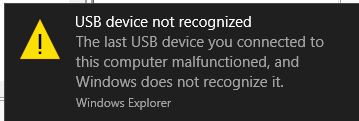 Usb Device Not Recognized Electrical Engineering Stack Exchange - Premium City Wallpaper Gallery - Desktop