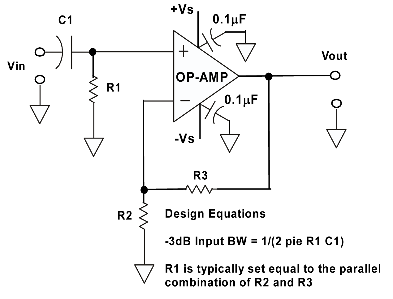 Do I Need To Make A Dc Path At The Input Of An Op Amp