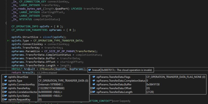 Cfapi H Cf Callback Type Validate Data Functionality Not Described In - Best Space Designs in Desktop