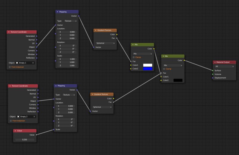Materials Make Gradient Between Two Gradient Spheres Blender Stack - Space Wallpaper Collection - High Resolution Quality
