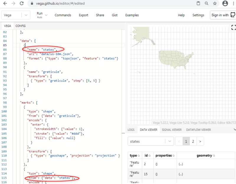 Zoomable Binned Plot Example Vega - Light Design Collection - High Resolution Quality