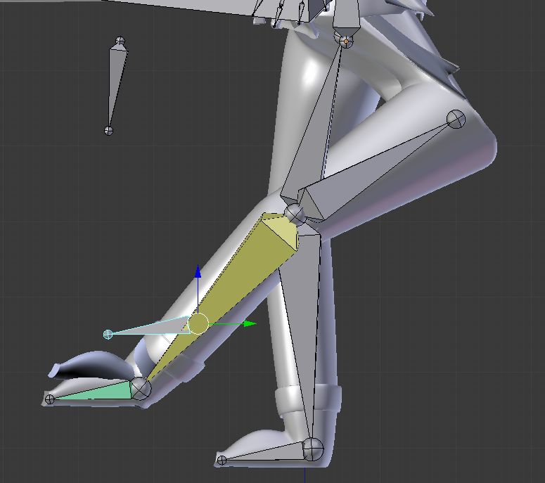 Rigging Problem Connecting Two Bones At The Tail Blender Stack Exchange - Modern Mountain Wallpaper - Desktop