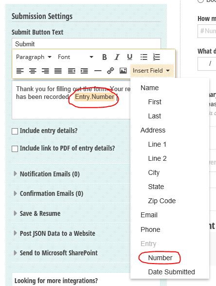Show Entry Number On Cognito Form Or Print Out Of Form Web Applications Stack Exchange - Dark Illustration Collection - Mobile Quality