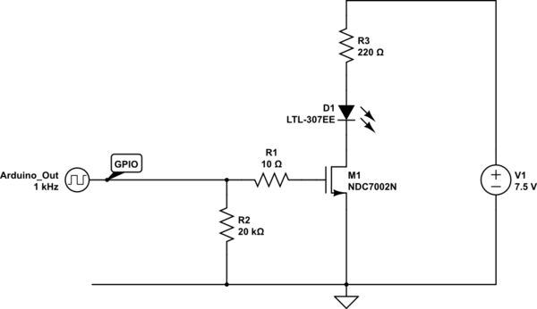 Voltage Drop Over Mosfet Controlled By Microcontroller Electrical - Best City Backgrounds in Full HD
