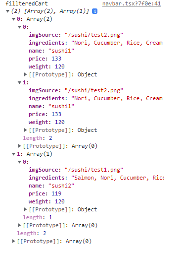 console.log