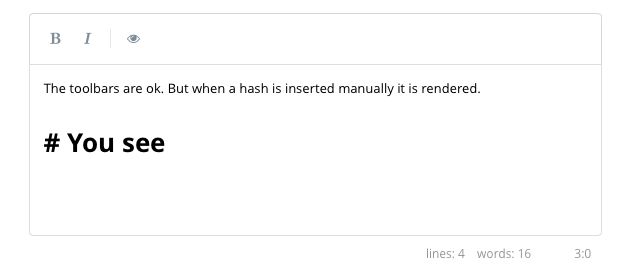 Javascript How To Disable Headings In Simple Mde Editor Stack Overflow - Mountain Photo Collection - High Resolution Quality
