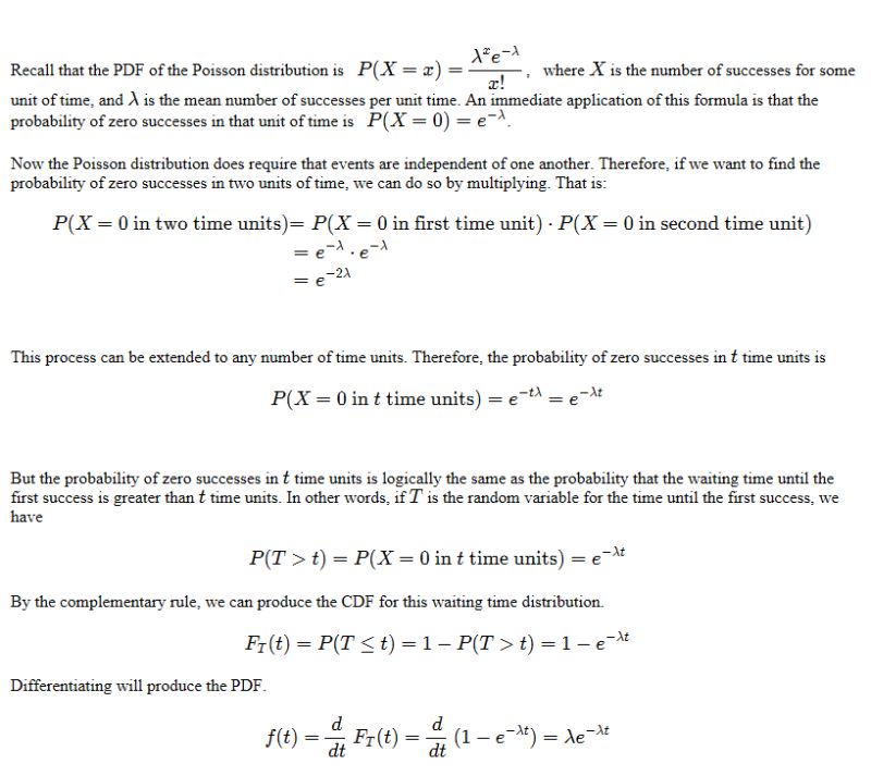 What Is The Intuition Behind The Exponential Distribution Mathematics Stack Exchange - Download Professional Ocean Pattern | HD
