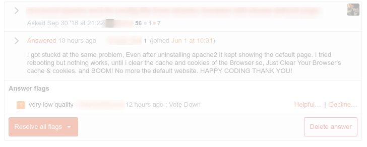 Moderator Flag Dashboard Design Refresh Alpha Meta Stack Exchange - Mobile Geometric Images for Desktop
