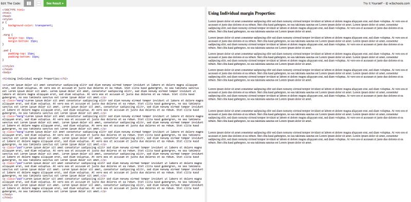 Css Why Do Most Frameworks Use Margin And Not Padding On P H1 H2 - Sunset Designs - Classic Desktop Collection